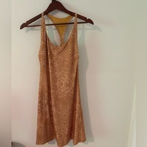 Prana Opal Dress-Toffee Tiles-Brand New